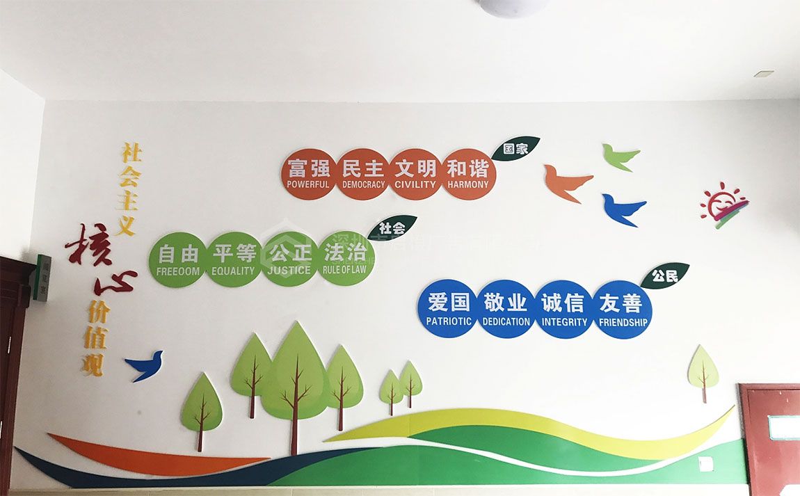 如何設(shè)計(jì)學(xué)校文化墻來凸顯學(xué)校的文化理念(圖1)