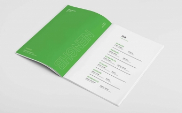 寰宇集團(tuán)新能源企業(yè)畫冊設(shè)計(jì)平面效果圖