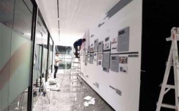 潤(rùn)天智走廊企業(yè)文化墻制作