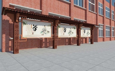 學(xué)校宣傳欄文化墻的作用性